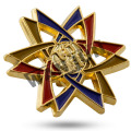 Benutzerdefinierte Mode Neuheit Emaille militärischen Gold Badge